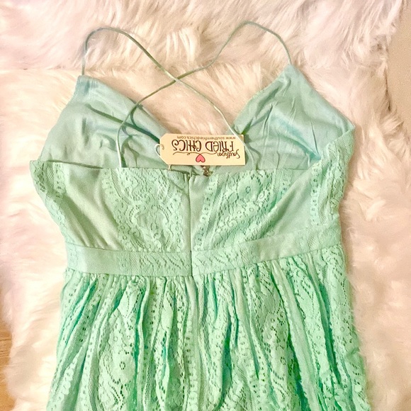 Southern Fried Chics mint lace dress - Picture 2 of 2